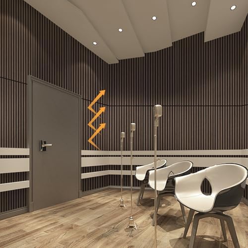 Wood Panels for Wall Acoustic Slat Wall Panels 2-Piece 47.2"×23.6" 3D Fluted - Image 3