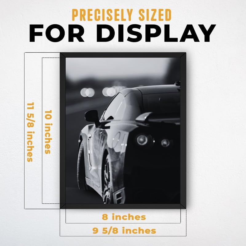 InkFlow Posters Black & White Automotive Canvas Poster - Image 3