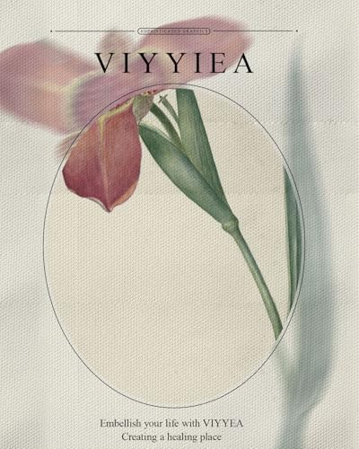 VIYYIEA Vintage Orchid Wall Art Botanical Flower Print 8x10 Inch - Image 4