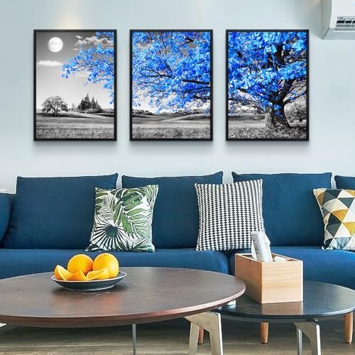 Black Framed Wall Art For Living Room Wall Decoration For Bedroom Black And - Image 3