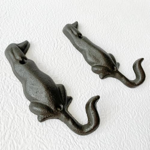 Rustic Dog-Shaped Decorative Wall Hook Rack Hangers - Image 3