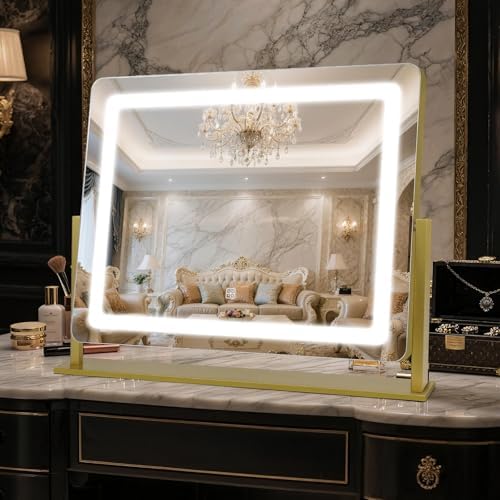 Vanity Mirror with Lights 22"×17", Large LED Makeup Mirror with Light, Smart - Image 7