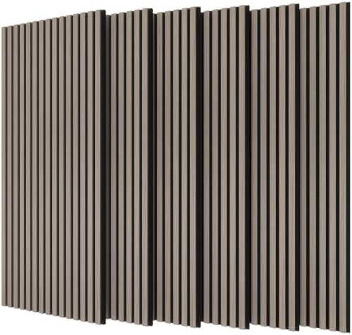 TONOR 6-Pack Wood Slat Panel, Acoustic Panels by TONOR