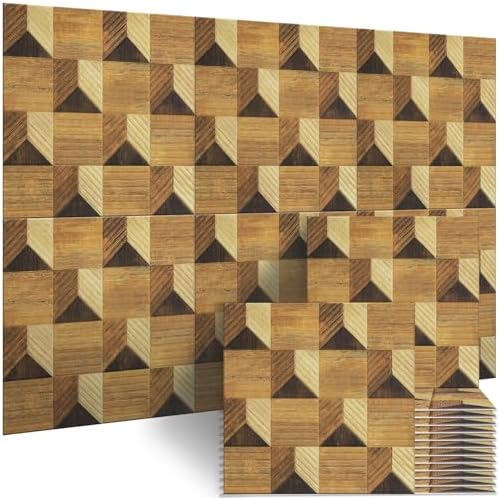 6 Pack Art Acoustic Wall Panels, 70.8”x47.2”Self Adhesive by BUBOS