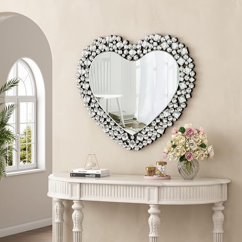 SHYFOY Decorative Heart Wall Mirror - Image 3