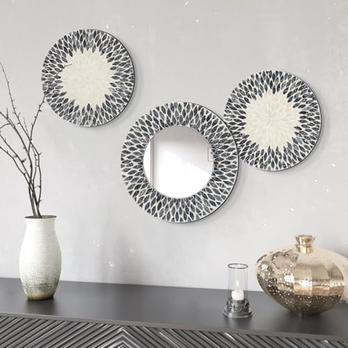 Mother of Pearl Wall Mirror Decor by TEIPAI