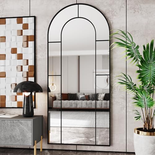 AUYHM Floor Length Mirror, Nano Glass Oversized Mirror Full Length, Standing - Image 2