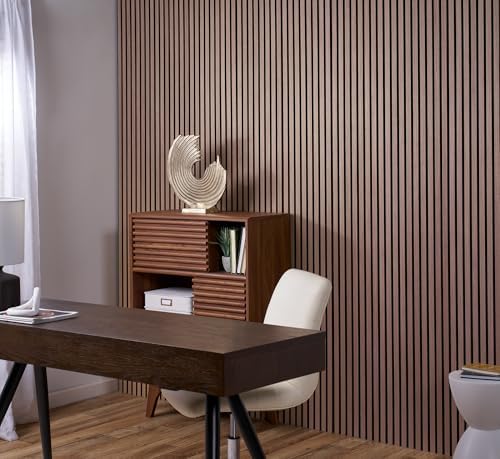 ZETY HOME Acoustic Wood Wall Panels, Slat 4-Pack, 94.5 in - Image 4