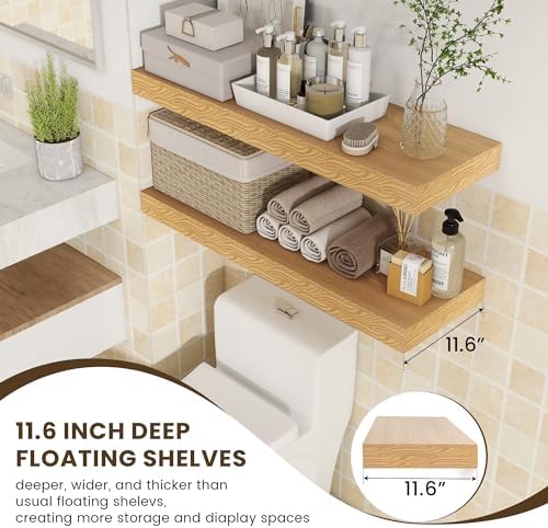FLYJOE Deep Floating Shelves - Image 4