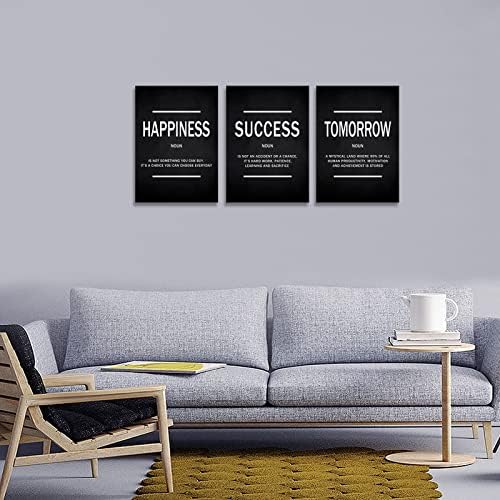 KAWAHONE Motivational Success Quotes Wall Art, Positive Entrepreneur Tomorrow - Image 3