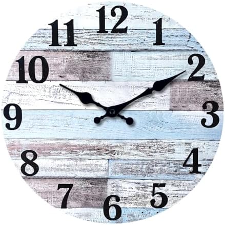 XNM Wood Extra Large Clocks Battery Operated Decorative 24 Inch by XNMwallclock