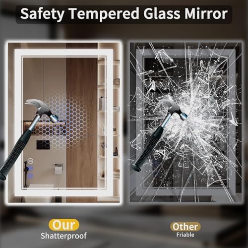30"x36" LED Bathroom Mirror - Image 6