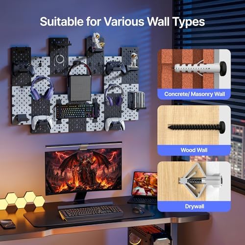 PEGZONE Controller and Headphone Holder Wall Mount - Image 5