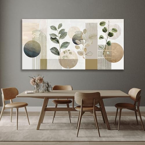 TAIJXAGSG Large Boho Green Wall Art - Image 3