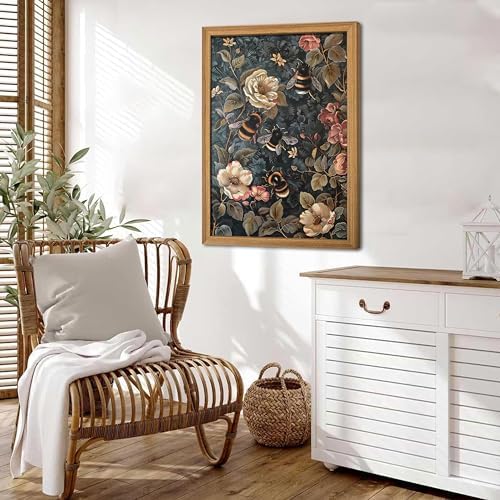 Framed 3D Textured Vintage Wall Art - Image 2