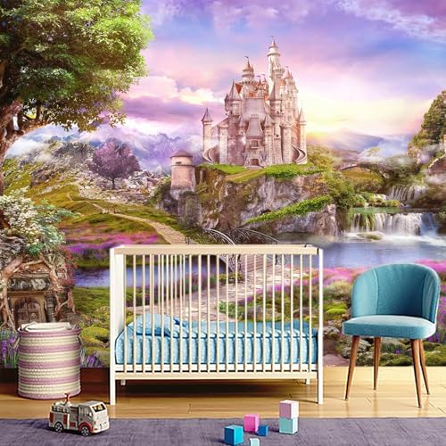 Children's Room Castle Peel-and-Stick Wall Mural-58 x80 - Image 2