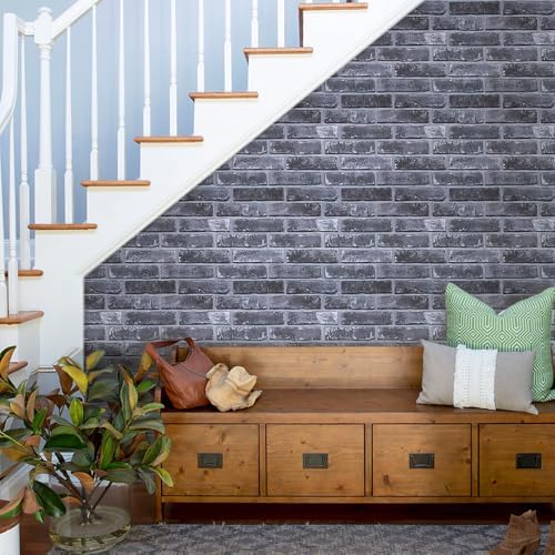 Commomy 3D Peel and Stick Faux Brick Wall Panels - Image 3