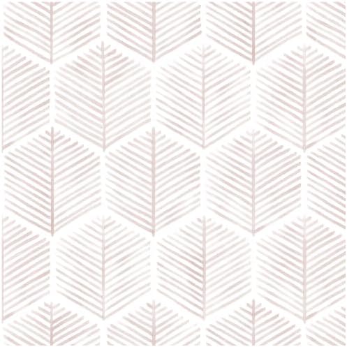 OSECAGE Geometric Peel and Stick Wallpaper Pink Contact Paper 17.3''×787'' by OSECAGE