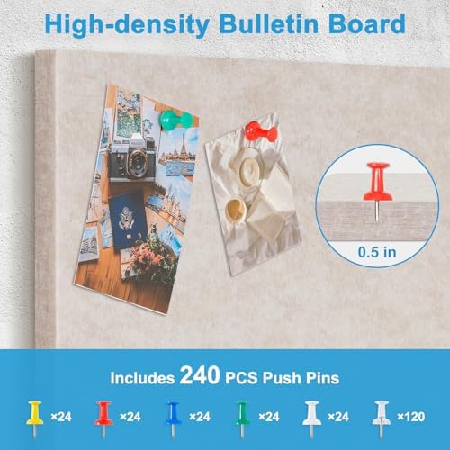 DOLLAR BOSS Felt Cork Board Tiles - Image 3