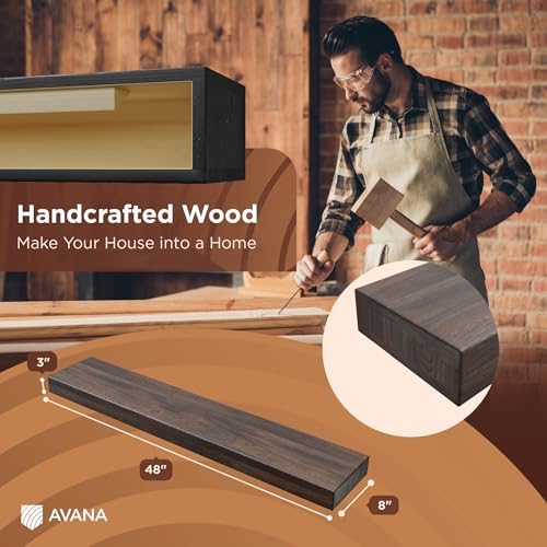 Avana Fireplace Mantel Shelf 48 inches - Image 2