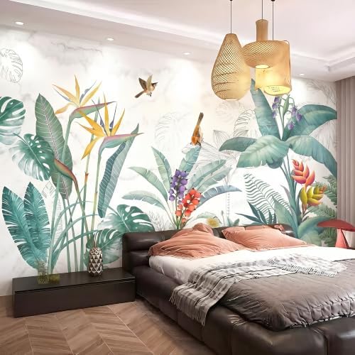 European Oil Painting, Birds murals Woodland Tree Peel and Stick self Adhesive - Image 2