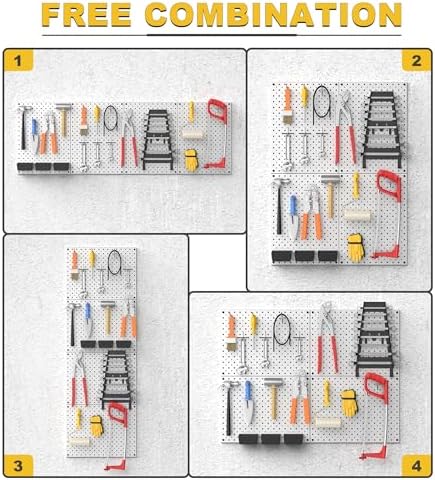 Ultrawall Metal Pegboard Panels, Pegboard Wall Organizer - Image 4