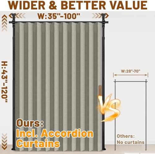 AJAZZ Privacy Curtains for Room Divider - Image 2