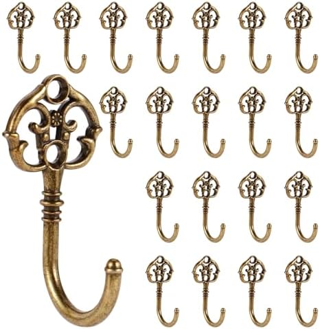20 PCS Vintage Decorative Wall Hooks, Bohemian Decorative Coat Hook by XHIPY