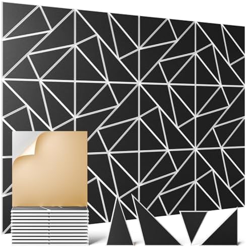 22 Pack Acoustic Panels, Decorative Sound Panels, High Density Soundproof Wall by OTUOER