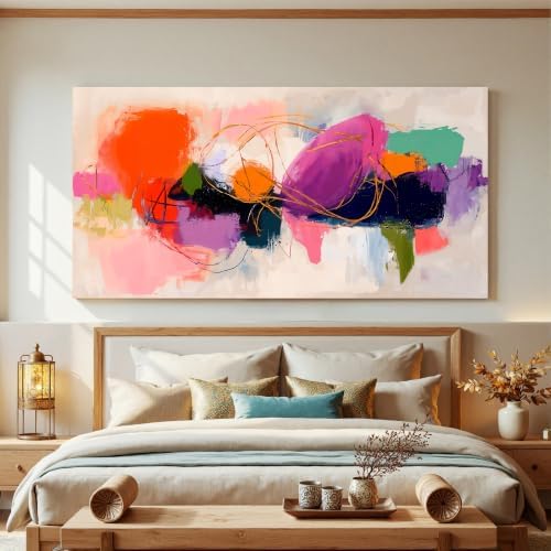 Tsomzxng Colorful Graffiti Large Abstract Wall Art - Image 5
