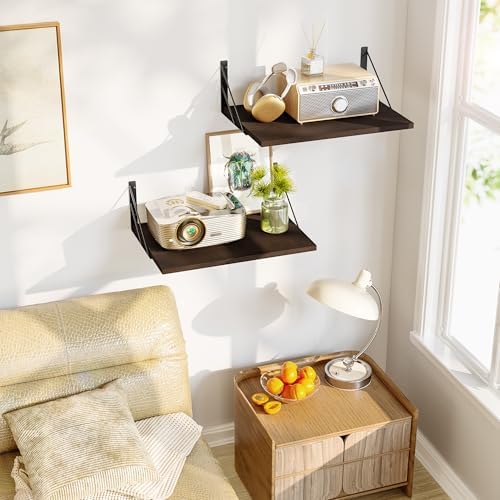 Love-KANKEI Wide Deep Floating Wall Shelves Set of 2 - Image 2