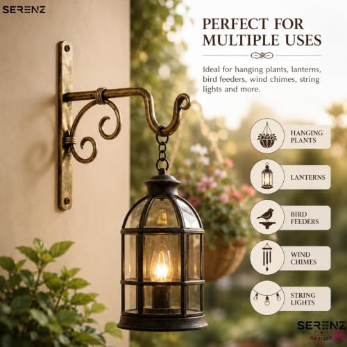 Serenz Antique Wall Plant Hanger Bracket - Image 3