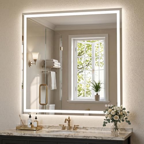 Antok 36x36 LED Bathroom Mirror by AntokMirror