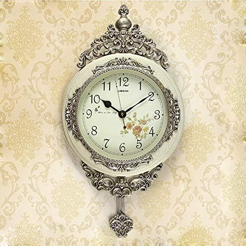 SHISEDECO 29.5" Large Vintage Antique Grandfather Pendulum Wall Clock - Image 2