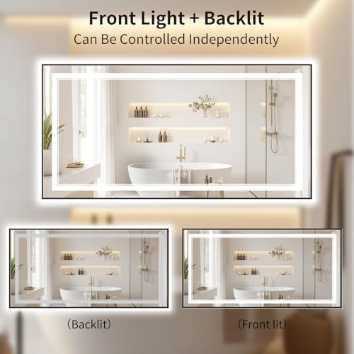 30"x60" LED Bathroom Mirror - Image 4
