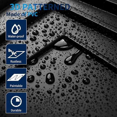 Art3dwallpanels PVC Ceiling Tiles 24 Pack Black - Image 3