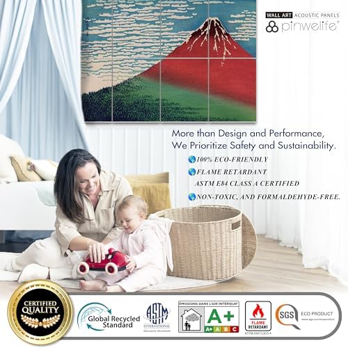 PINWELIFE® Masterpiece Acoustic Art Panels, Decorative Acoustic Wall Art - Image 5