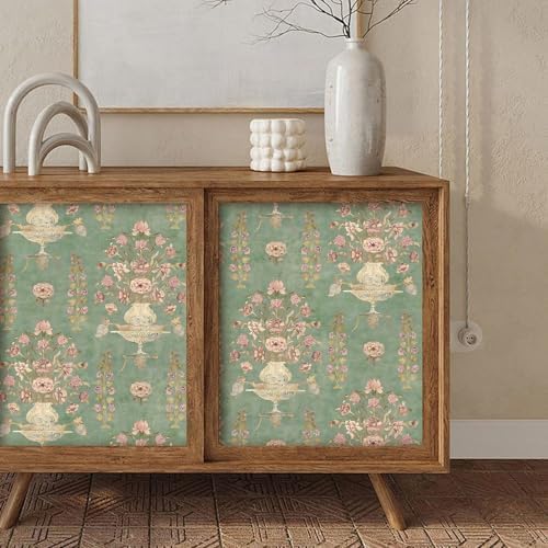 Orainege Floral Wallpaper Peel and Stick Wallpaper Modern Contact Paper - Image 6