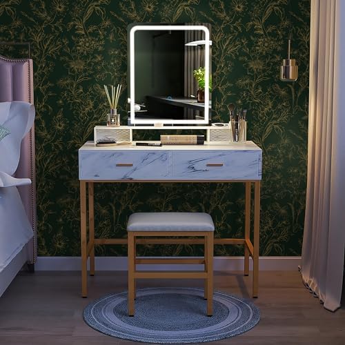 Hopepak Gold and Green Floral Wallpaper Peel and Stick Wallpaper - Image 5