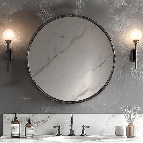 ANDY STAR Hand-Forged Round Mirror by ANDYSTAR