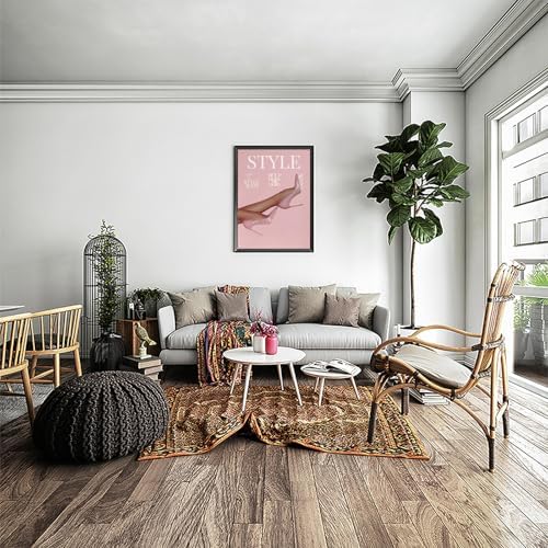 Trendy Pink Heels Poster High Heel News Headline Canvas Wall Art I Am A Style - Image 5