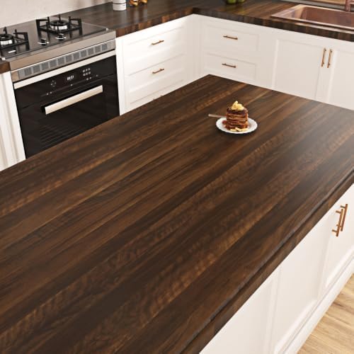Vintage Woodgrain Wallpaper Self Adhesive Red Brown Wood Contact Paper by Yullpaper