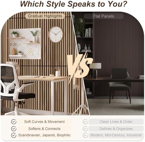Mollywell Curved Wood Panels for Wall, 47.2x23.6 in - Image 2