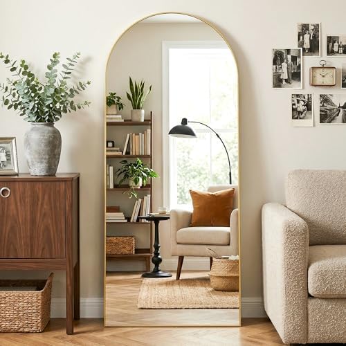 69"x28" Arched Full Length Mirror, Full Body Mirror - Image 2