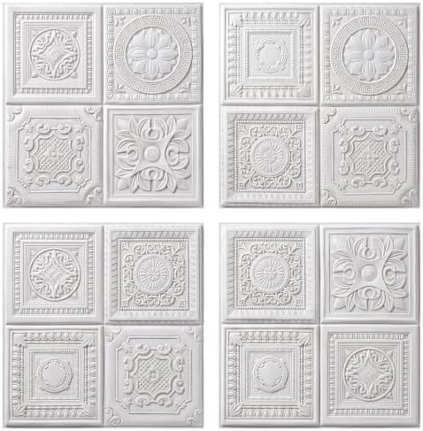 Nuanchu 40 Pcs 13.8 x 13.8 Inch Ceiling Tiles Peel and Stick by Nuanchu