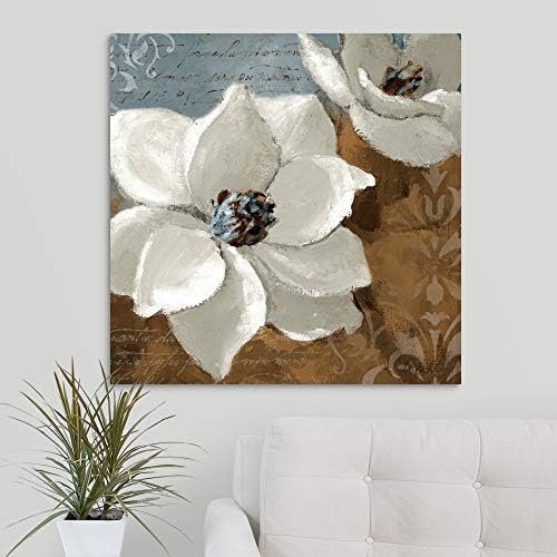 CANVAS ON DEMAND White Magnolias I Canvas Wall Art Print by Lanie Loreth - Image 3