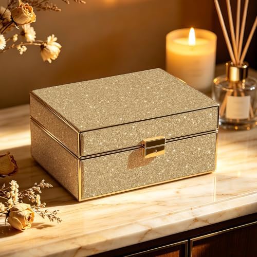 Champagne Glitter Wallpaper Gold Sparkle Contact Paper 15.7"x160" - Image 7