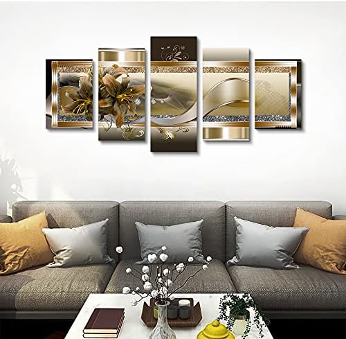 LUDUHU Orchid Flowers Canvas Print - Image 5