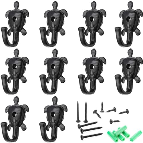10 Pack Coat Hooks Wall Hooks, Octopus Decorative Wall Mounted Hooks Rustic by FANYUN