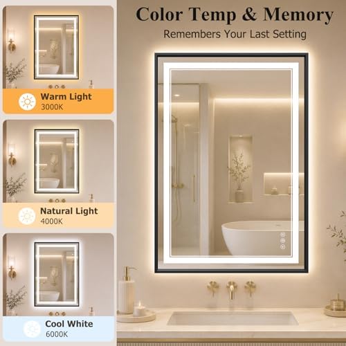 30"x40" LED Bathroom Mirror - Image 6